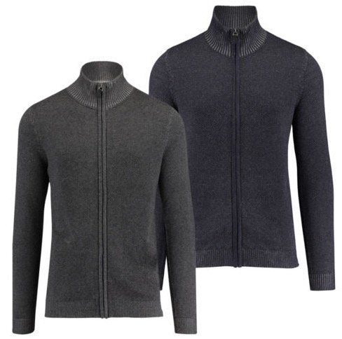 Tom Tailor Herren Strickjacke Modern Plated Zip Jacket für 19,90€ (statt 30€)