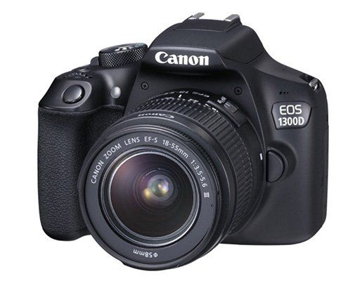 Canon EOS 1300D Spiegelreflex + 18 55mm DFIN Objektiv + Dreibein für 292,99€ (statt 333€)