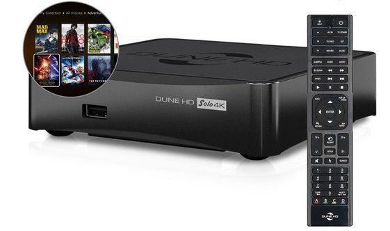 Dune HD Solo 4k Mediaplayer mit WLAN für 155,89€ (statt 344€)