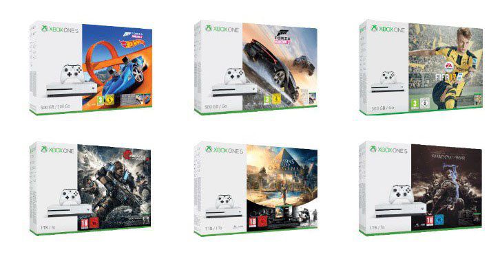 Xbox One S Konsolen Bundles zusammen mit Call of Duty WW II ab 229€ bei Saturn