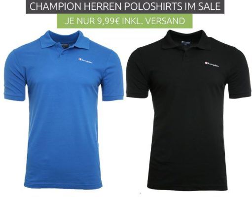 Champion Benz   Herren Poloshirts für je 9,99€ (statt 18€)