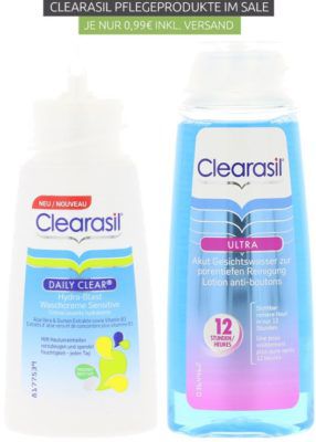 Clearasil Ultra Face Water Gesichtswasser 200ml für je 0,99€ inkl. VSK