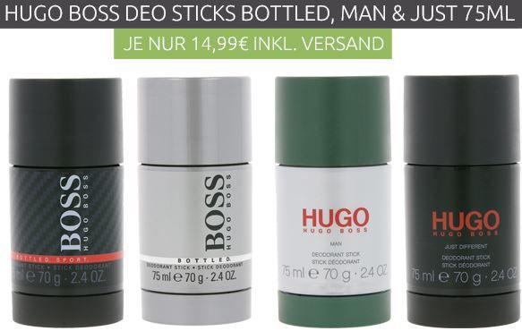 Hugo Boss Bottled Sport Herren Deo Stick 75 ml für 14,99€