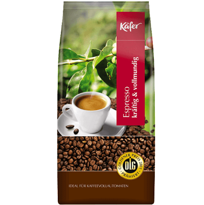 1kg Käfer CaffeEspresso kräftig & vollmundig Bohnen für 7,99€ inkl VSK