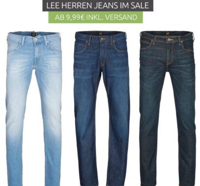 Herren Jeans & Hosen Ausverkauf bei Outlet46   z.B. Lee Jeans schon ab 9,99€