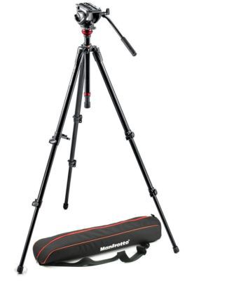 Manfrotto MVH500AH + 755XBK Stativ mit reichlich Zubehör statt 379€ für 138,11€