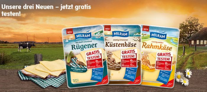 Milram Käse gratis