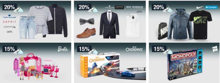 15% Rabatt auf Monopoly, anki Overdrive   20% auf ausgewählte Marken Fashion uvm.   Galeria Kaufhof Mondschein Angebote