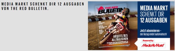 12 Monate The Red Bulletin gratis statt 25,90€   endet automatisch