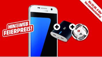 Samsung Galaxy S7 + ext. Akku + adidas Fußball für 399€