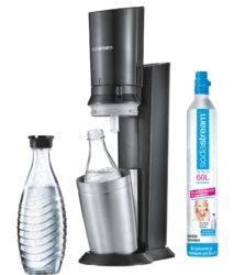 HOT! Sodastream Crystal Wassersprudler Titan + 2 Glaskaraffen für 88€ (statt 110€)