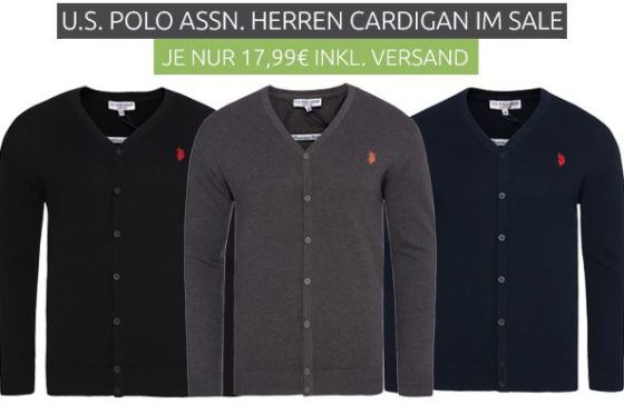 Us polo cardigan hotsell