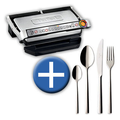 TEFAL Optigrill XL GC722D + 24 tlg. Villeroy & Boch Besteckset für 179,90€ (statt 243€)