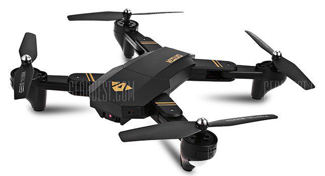 Faltbarer Quadcopter Titanqu XS809W mit One Key Return für 38,24€