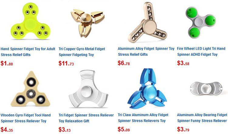 Gearbest: 17% Gutschein auf alle Fidget Spinner Gadgets