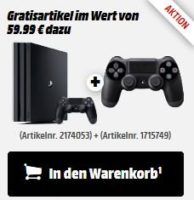 Playstation 4 Pro 1TB  + 2ter Controller statt 428€ ab 395€