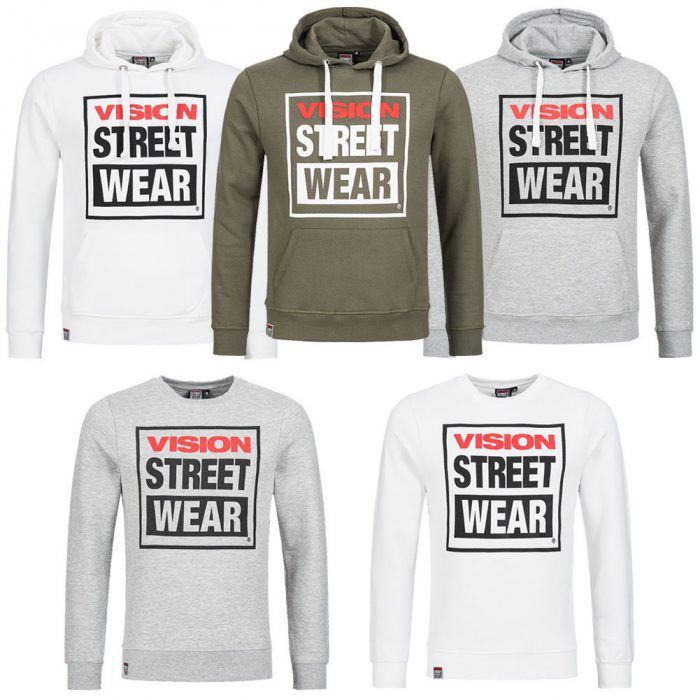 Vision Street Wear Crew Hoodies je 16,99€ inkl. VSk