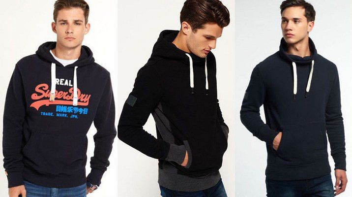 Superdry Herren und Damen Kapuzenpullover für 34,95€