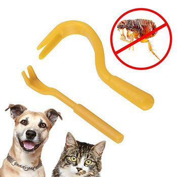 2 Zeckenzangen für Hunde, Katzen usw. für 0,29€