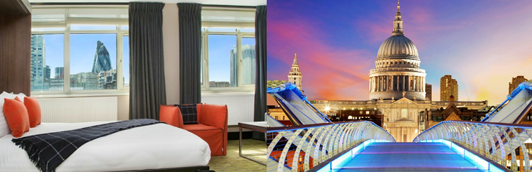 2   3 ÜN im 4* Hotel in London inkl. Frühstück & Flüge ab 239€ p. P.