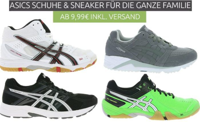 Asics Schuh Sale bei Outlet46 + VSK frei   z.B. Asics Ayami Shine Sportschuhe für 9,99€ (statt 28€)