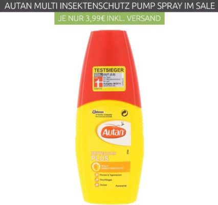 AUTAN Protection Plus   Insektenschutz Pumspray 100 ml für 3,99€