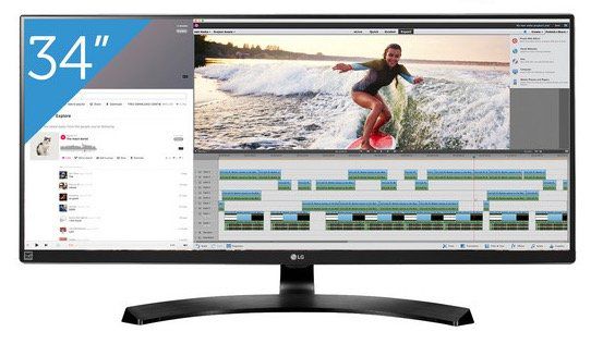 LG 34UB88 B   34 Zoll UWQHD Monitor mit FreeSync für 558,90€ (statt 664€)