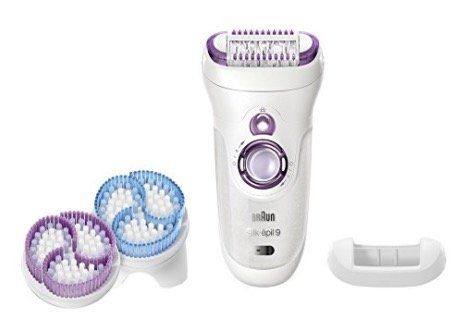 Braun Silk épil 9 SkinSpa   Wet & Dry Epilierer mit 4 Aufsätzen für 69,99€ (statt 88€)