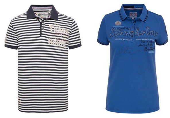 Poloshirt - David Poloshirt Camp Soccx Streifen oder 34,95€ für für 29,95€ mit Damen