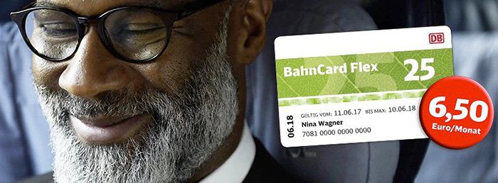 BahnCard Flex ab 4,50€ pro Monat   nur 3 Monate Laufzeit, danach monatlich kündbar