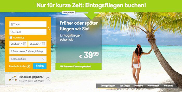 Condor Flüge ab 29,99€ (One Way)   z.B. Griechenland oder Türkei