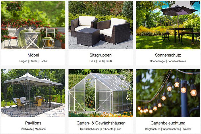 15% Rabatt auf Gartenartikel bei eBay   z.B. Sonneninsel für 339,96€ (statt 420€)