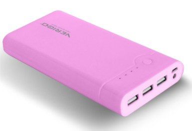 Verico Pure 16 Powerbank mit 16.000 mAh in Pink für 12,98€