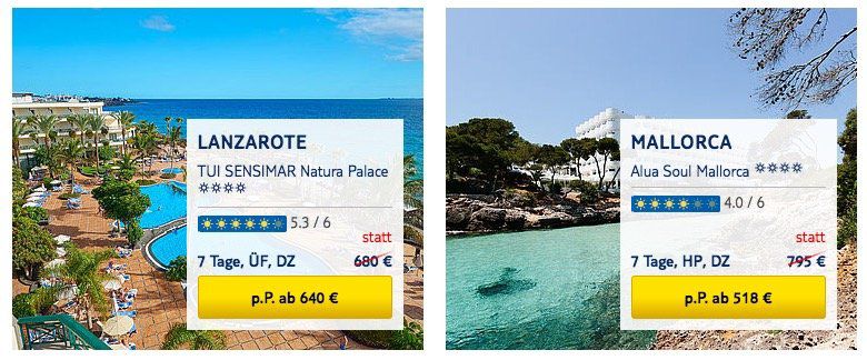 Endet heute! TUI mit 100€ Rabatt pro Person (!) auf Pauschalreisen ab 399€ p.P.   HOT!