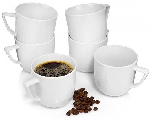 6er Set Rosenthal Kaffeetassen Bianchi aus Porzellan für 14,99€ (statt 25€)