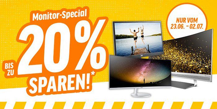 Bis zu 20% Rabatt auf Monitore   z.B. HP Envy 27s für 404€ (statt 478€)