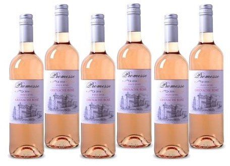 6 Flaschen Pays dOc IGP Promesse Grenache Rosé Wein für 24,99€