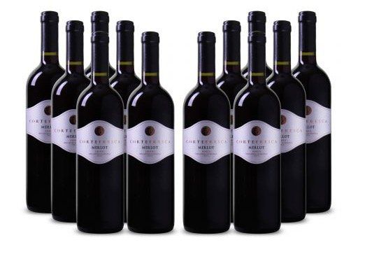 12 Flaschen Merlot delle Venezie IGT   Cortefresca (2016) für 39,99€ (statt 68€)