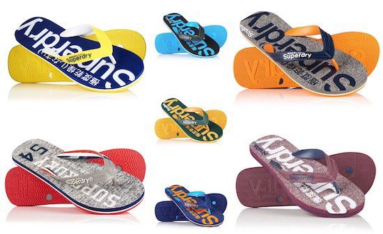 Superdry Flip Flops für Damen und Herren bis Gr. 45 für je 9,95€ (statt 16€)