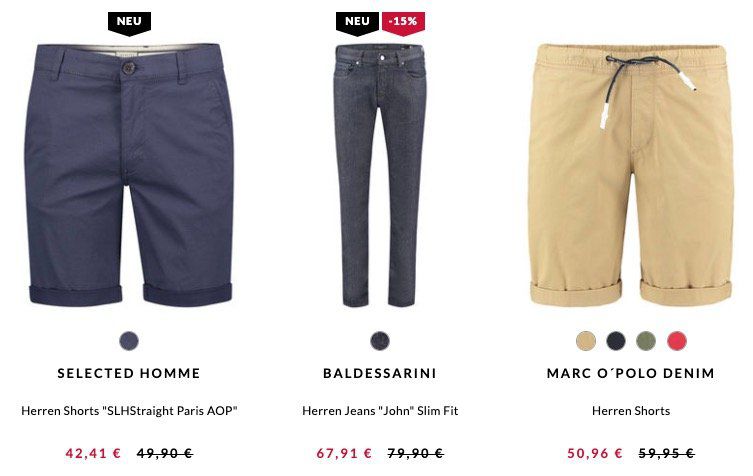 15% Rabatt auf Sommerhosen und Jeans + 5€ Gutschein bei engelhorn   z.B. Tommy Jeans Ronnie Tapered Fit ab 54,41€ (statt 68€)