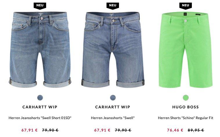 15% Rabatt auf Sommerhosen und Jeans + 5€ Gutschein bei engelhorn   z.B. Tommy Jeans Ronnie Tapered Fit ab 54,41€ (statt 68€)