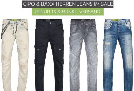 Cipo & Baxx, Mustang u.a. Herren Jeans   div. Modelle ab je nur 19,99€