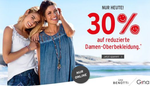 Ernstings Family mit 30% Extra Rabatt auf Damenoberbekleidung