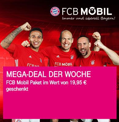 Nur für Telekom Kunden: FCB Mobil Paket geschenkt (Wert: 19,95€)