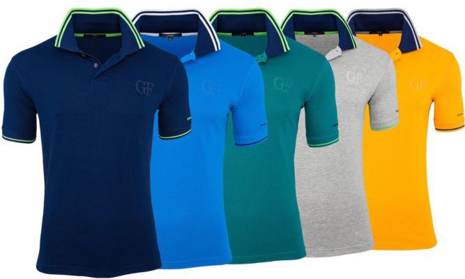 Ferre A103   Herren Baumwoll Poloshirts für je 15,99€