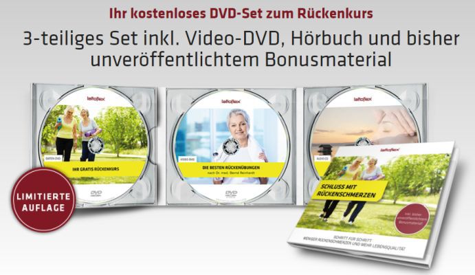 Lattoflex – DVD Set zum Rückenkurs gratis