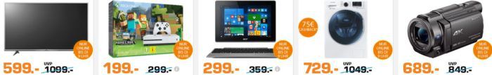 Saturn Super Sunday XXL Deals: u.a.  statt 360€ für nur 299€Acer Aspire Switch 10 V LTE Convertible