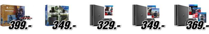 PlayStation 4 Konsolen und Games   uam. im Media Markt Dienstag Sale