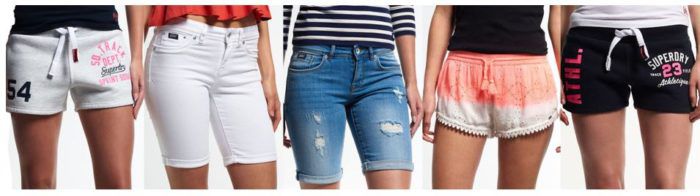SUPERDRY   60 Shorts Modelle für Damen und Herren für je 27,95€