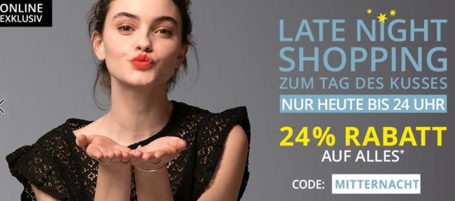 Takko Late Night Fashion Shopping: 60% SALE + 24% extra Rabatt bis Mitternacht